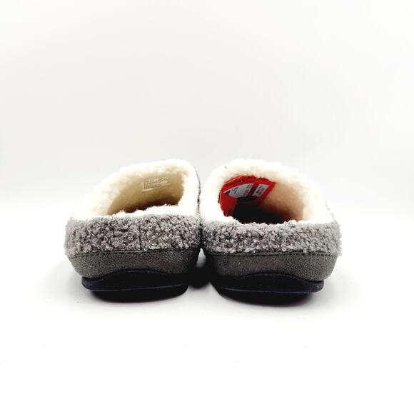 Deer Stags Men\'s Grey Sherpa Cushioned Indoor/Outdoor Clog Slipper Size 9M main image 8